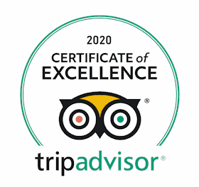 2020 Tripadvisor Certificate of Excellence Award