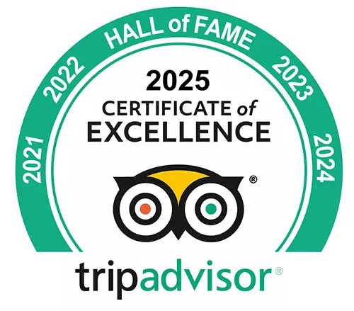 2025 Tripadvisor Certificate of Excellence Award